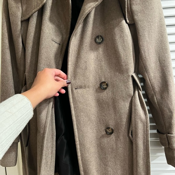 Calvin Klein 55% wool coat - Picture 3 of 10